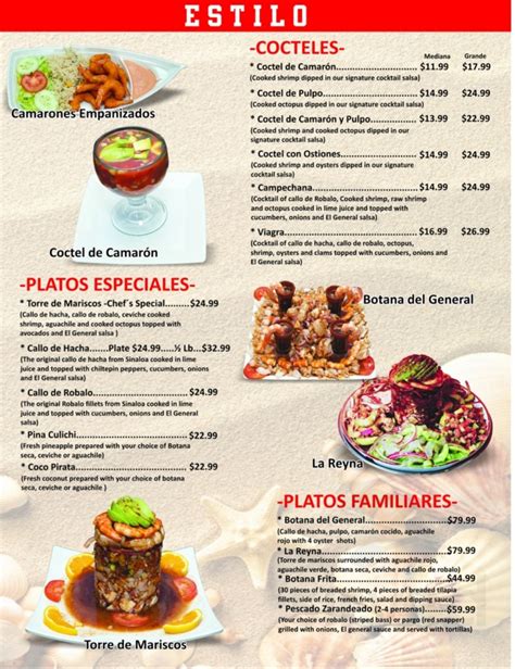 General Menu .